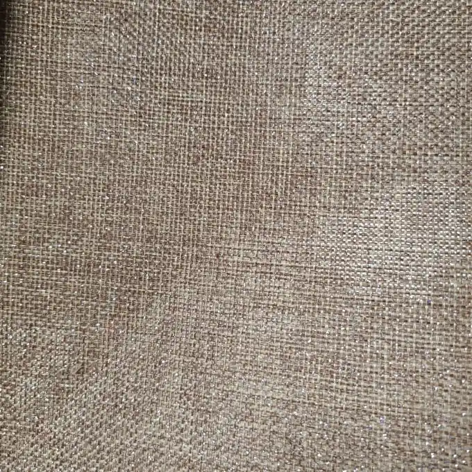 Stoff Juteoptik Glitzer silbern Jetzt Zugreifen