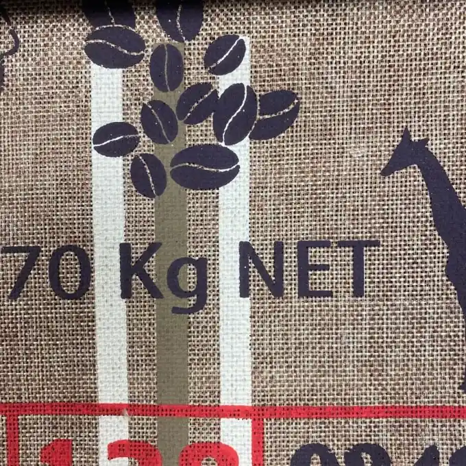 Neue Ware Stoff Juteoptik Café