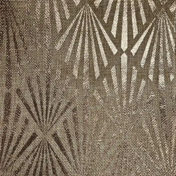 Bestseller Stoff Juteoptik Rauten bronze