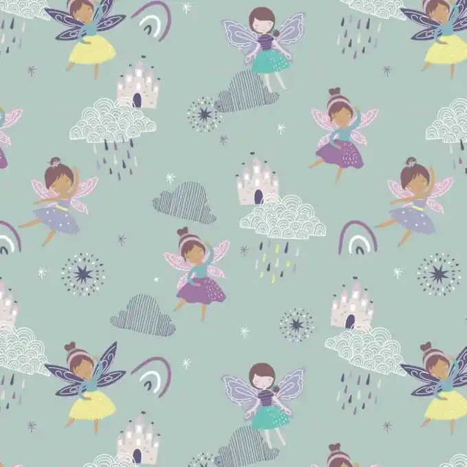 Weltweiter Versand Jersey Baumwolle Märchengrün 150 cm Breite