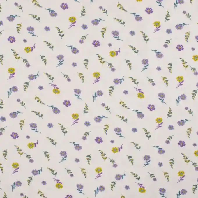 Direktkauf Jersey Baumwolle romantische Blumen flieder