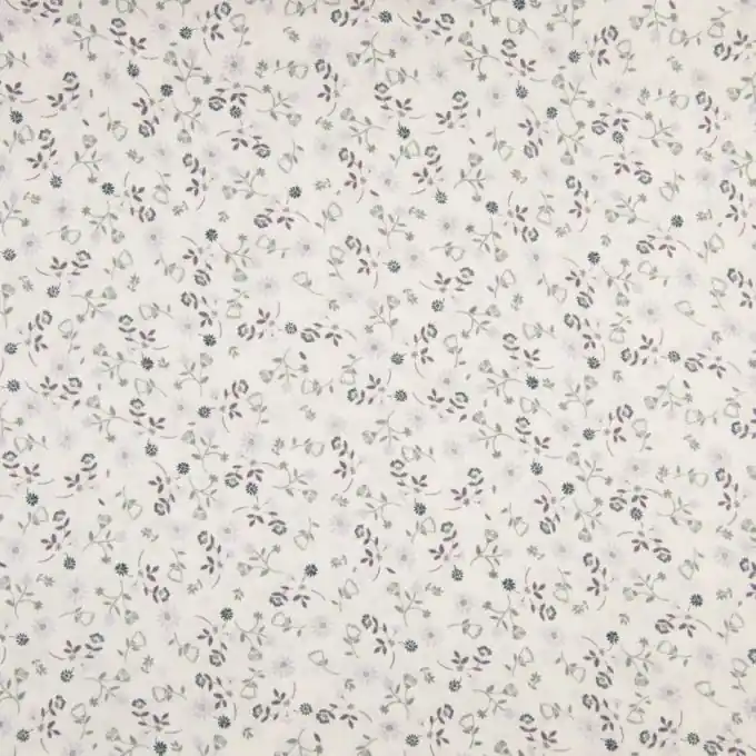 Neu Popeline Baumwolle Blumenmuster Lila 150cm Breit