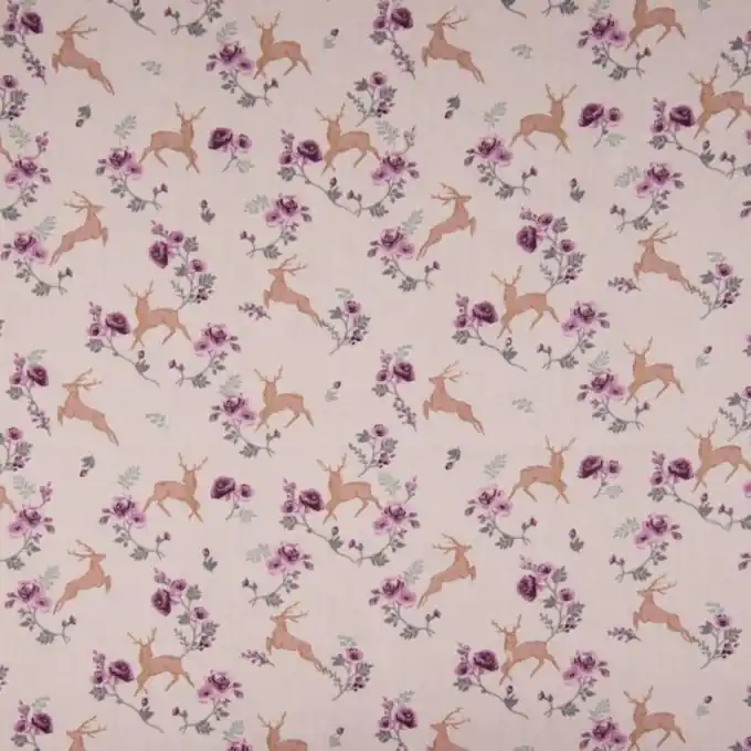 Gratis Versand Popeline Baumwolle Hirsch Altrosa