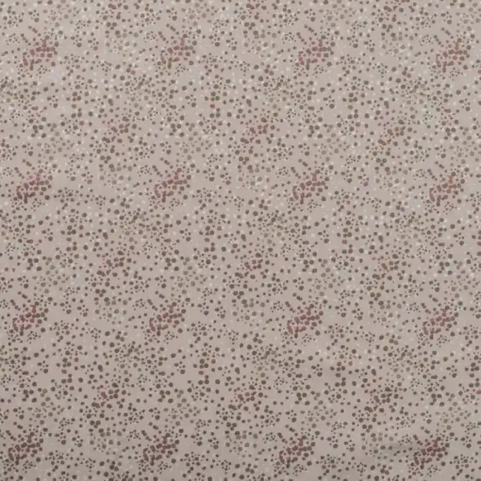 Popeline Baumwolle Wolken Punkte Sand Sonderaktion