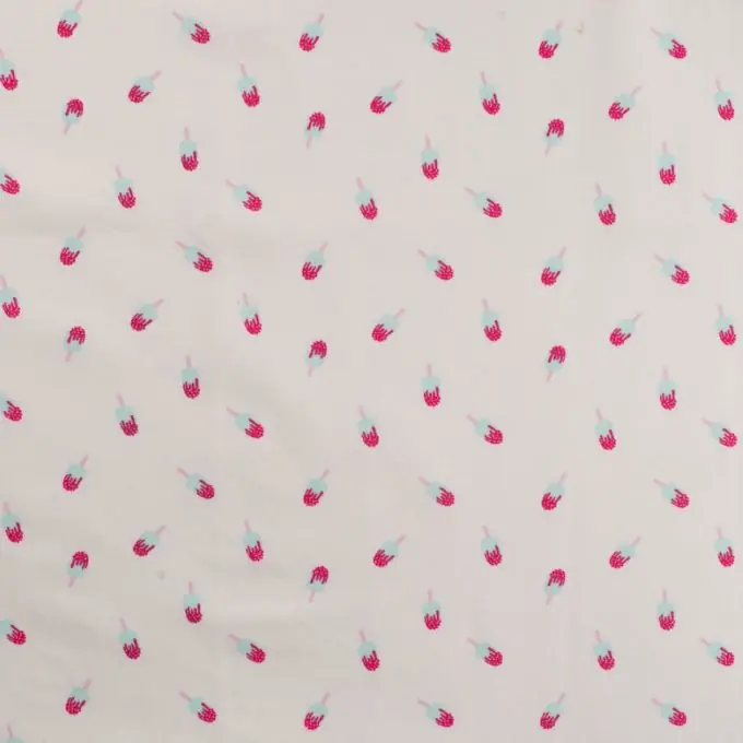 Hochwertig Popeline Baumwolle Eis Weiß