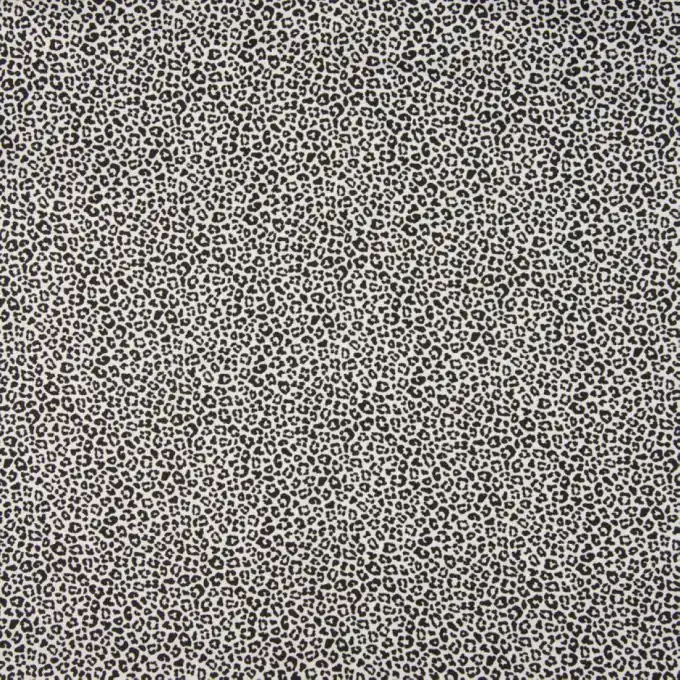 Meistverkauft Popeline Baumwolle Leopard weiß