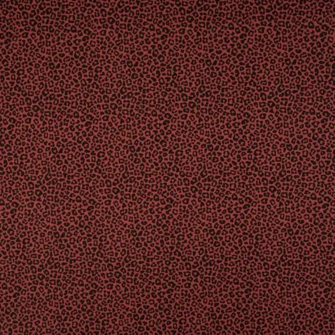 Popeline Baumwolle Leopard braun Neuheit