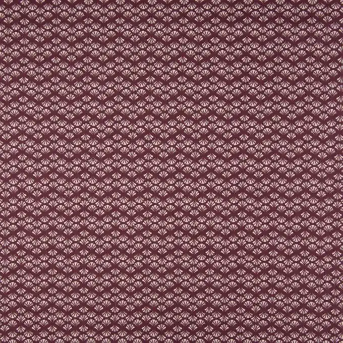 Baumwoll-Popeline Mini Fächer Lila 150cm Breit Kracherpreis