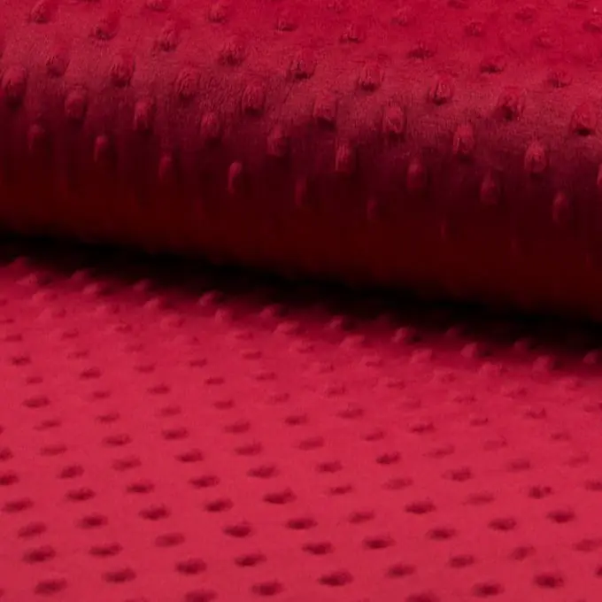 Polarfleece Minky Rot Bestseller