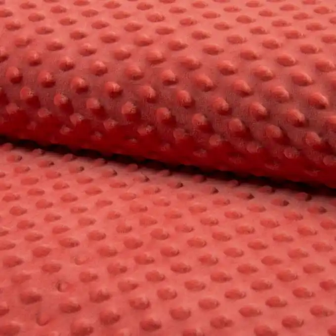 Markenware Polarfleece Minky Pfirsich