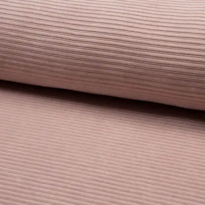 Schneller Versand Jersey gerippt uni Altrosa