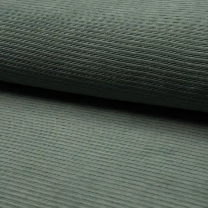 Premium Jersey gerippt uni grün