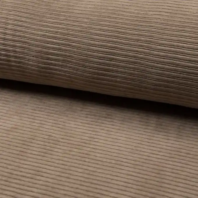 Jersey gerippt uni taupe Must-Have