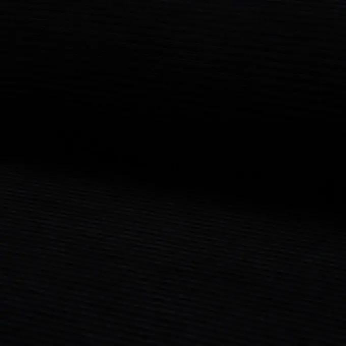 Jersey gerippt uni schwarz Geld-Zurück-Garantie