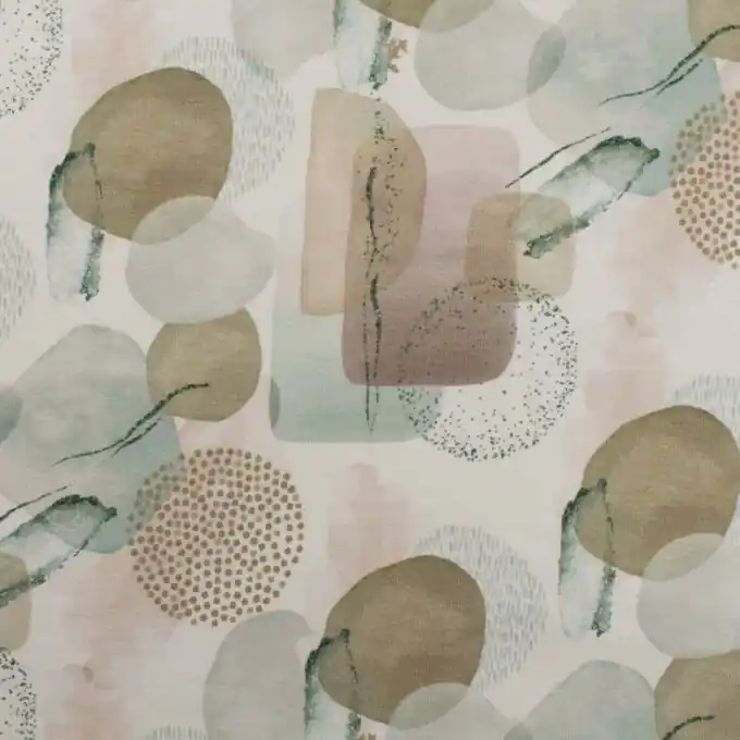 Nur Heute Bio-French-Terry-Stoff mit floralem Muster für Sportbekleidung