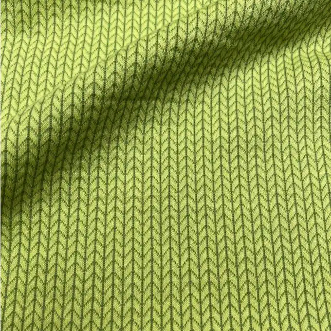 Abverkauf Bio-Baumwoll Jacquard-Stoff mit geometrischem Muster