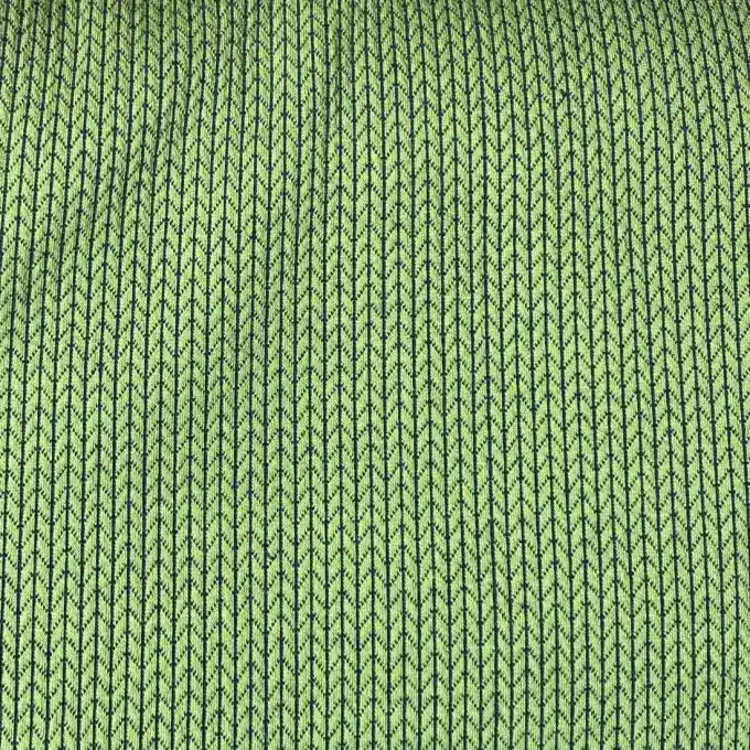 Bio-Jacquard-Stretchstoff Zigzag Vert – Französische Eleganz von Albstoffe, 130 cm Breite Top-Angebot