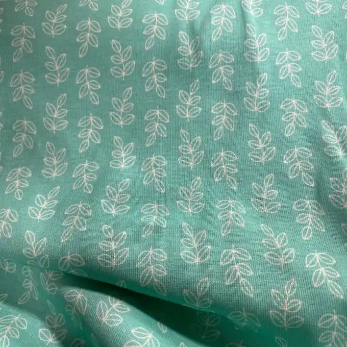 Albstoffe Jersey mit Blumenmuster Schnäppchen