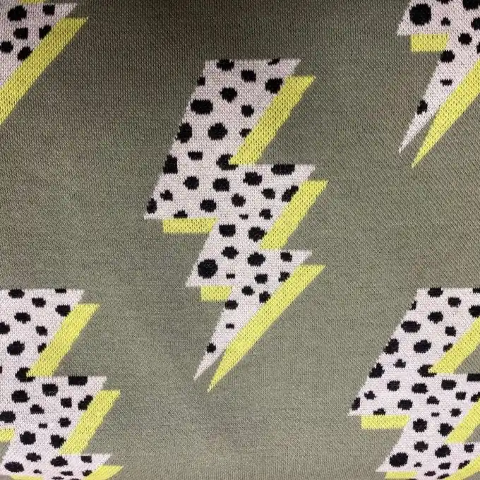 French Terry Bio khaki Albstoffe Aktuell