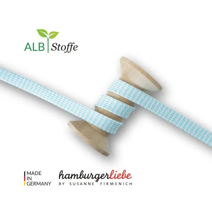 Expressversand Originelles Bio-Baumwollband mit buntem Muster