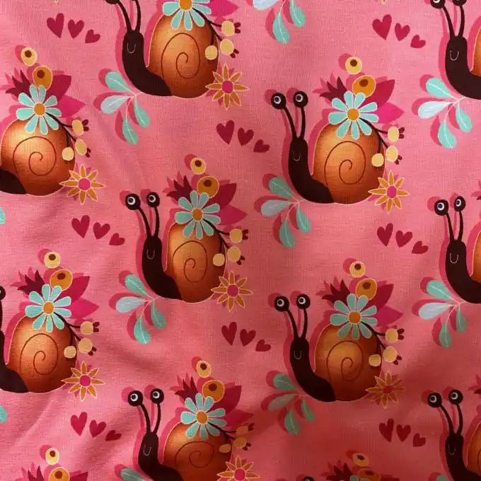 Bio Jersey Schneckenmuster – Albstoffe Super-Preis