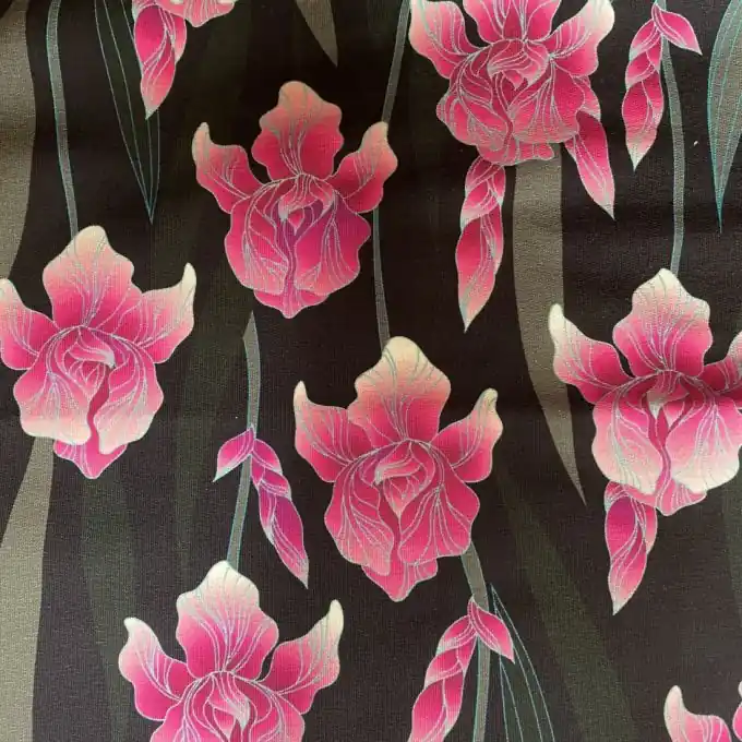 Begrenztes Angebot Albstoffe French Terry iris koralle