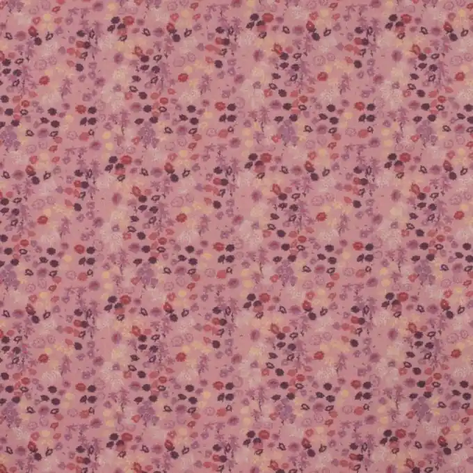 Nur Heute Köper Baumwolle Blumen Altrosa