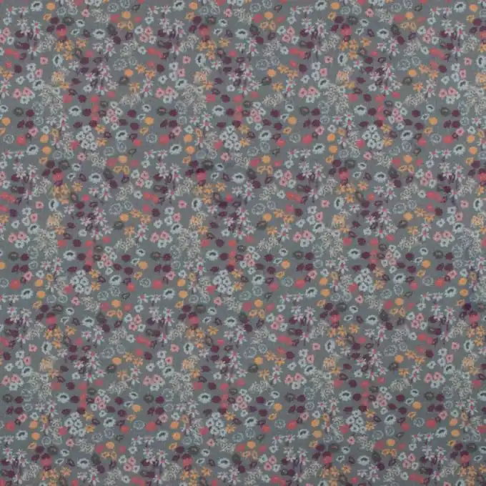 Geld-Zurück-Garantie Köper Baumwolle Blumen Mint