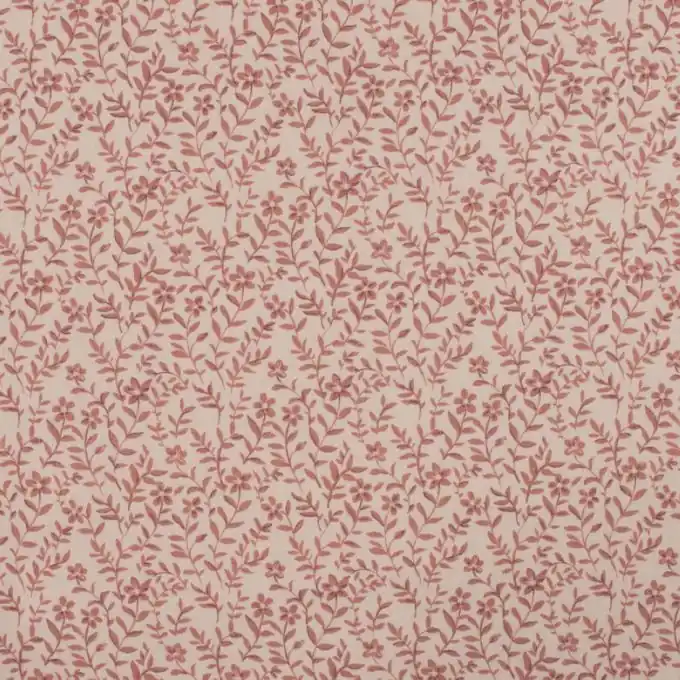 Finale Aktion Baumwoll-Twill Stoff Blumenmuster Taupe 150 cm