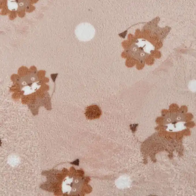 Limited Edition Alpenfleece Löwen puderrosa