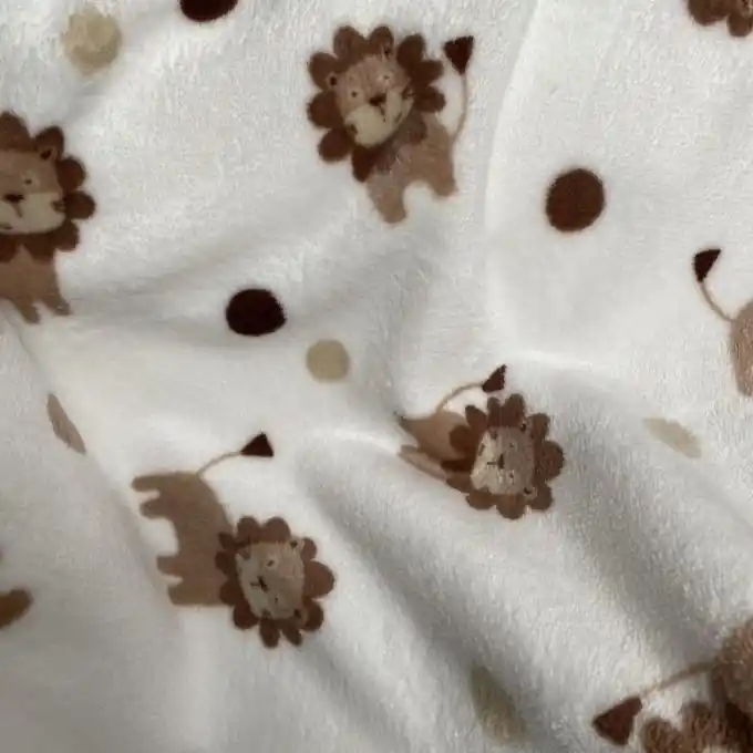 Sale Alpenfleece Löwen Weiß