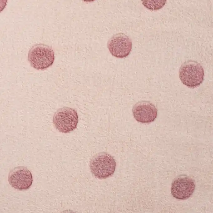 Neuheit Alpenfleece Punkte puderrosa