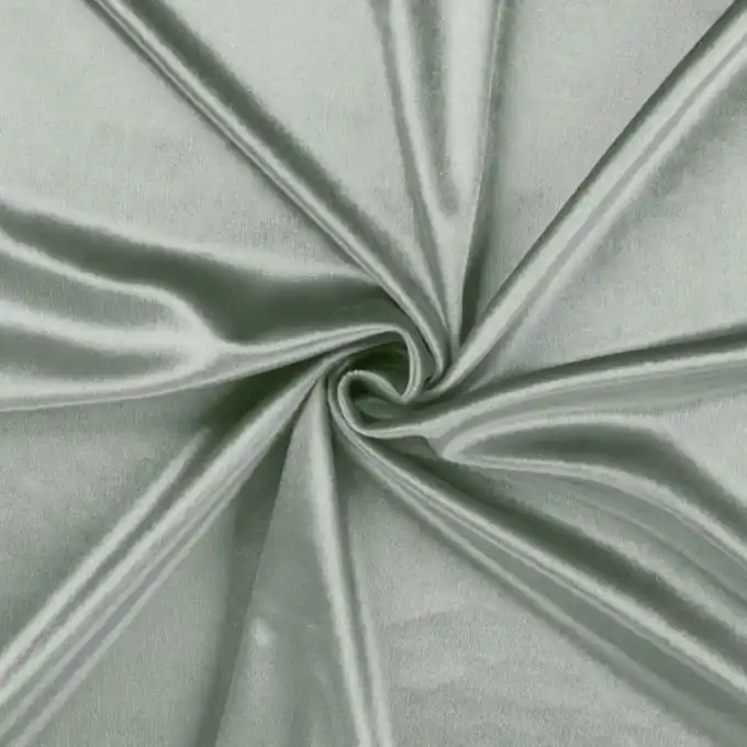 Garantierte Lieferung Uni-Menthe Velours Polyester 150cm Breite