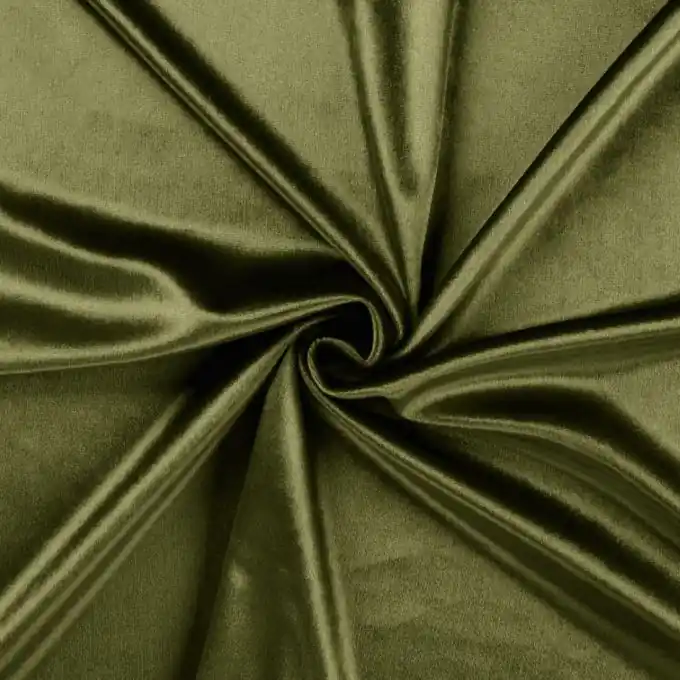 Uni Grüner Velours Polyester 150cm Laize Heißes Angebot