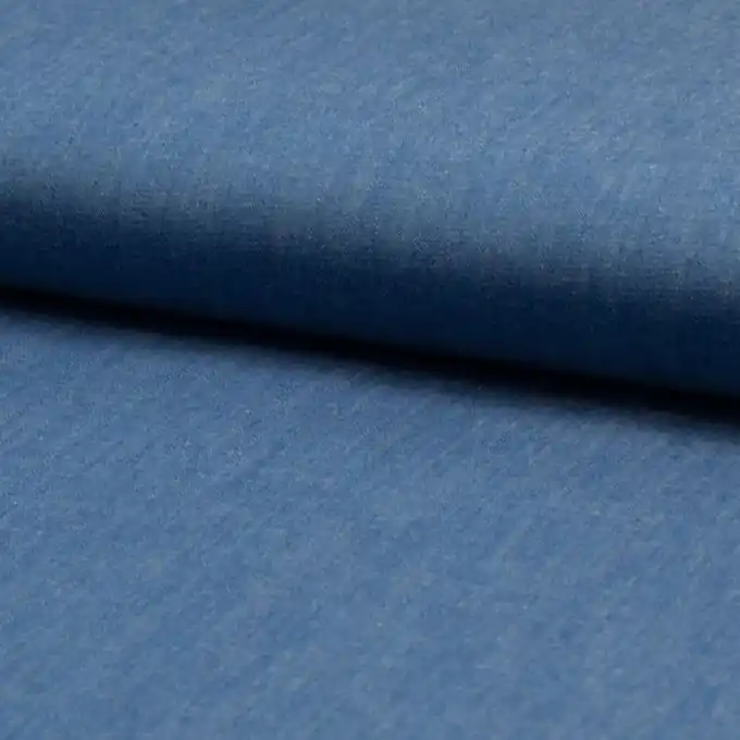 Chambray Baumwolle Blau Exklusiv