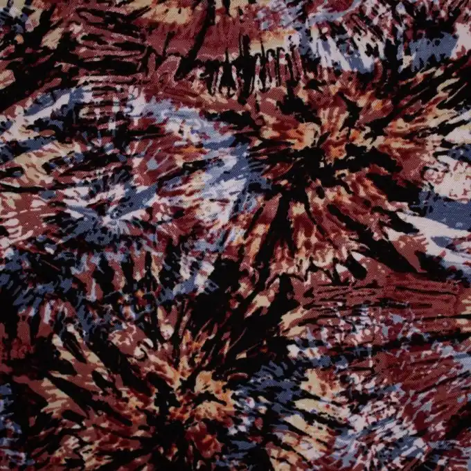 Viskose Stretch Feuerwerk Blau Finale Aktion