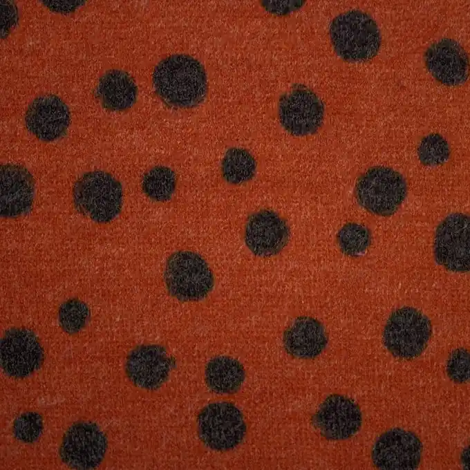 Gleich Bestellen Strickstoff leicht Punkte Terrakotta