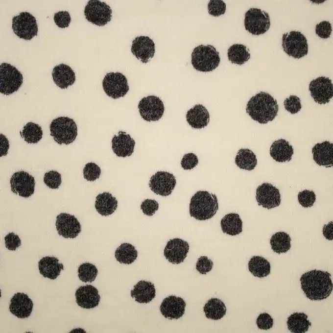 Strickstoff leicht Punkte Ecru Limited Edition