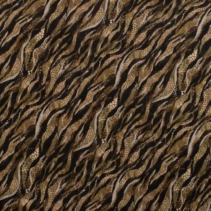 Gratis Versand Satinstoff Polyester Wellen Taupe