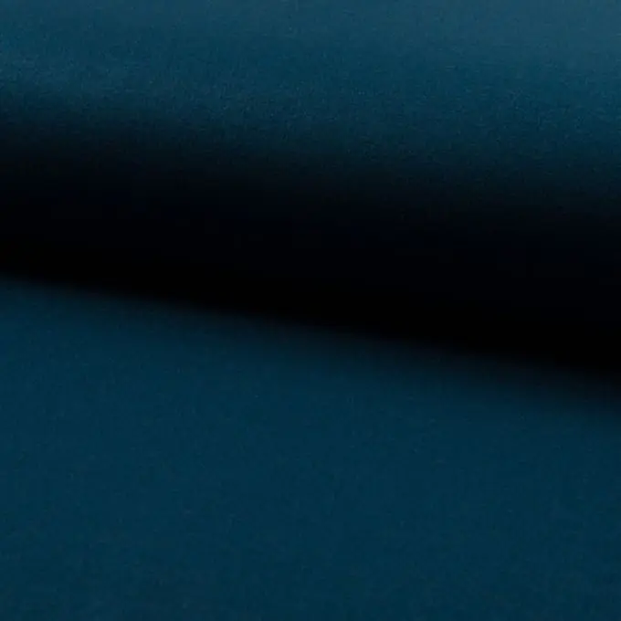 Neue Kollektion Unifarbenes Wollgewebe Dunkel Petrol 150cm Breit
