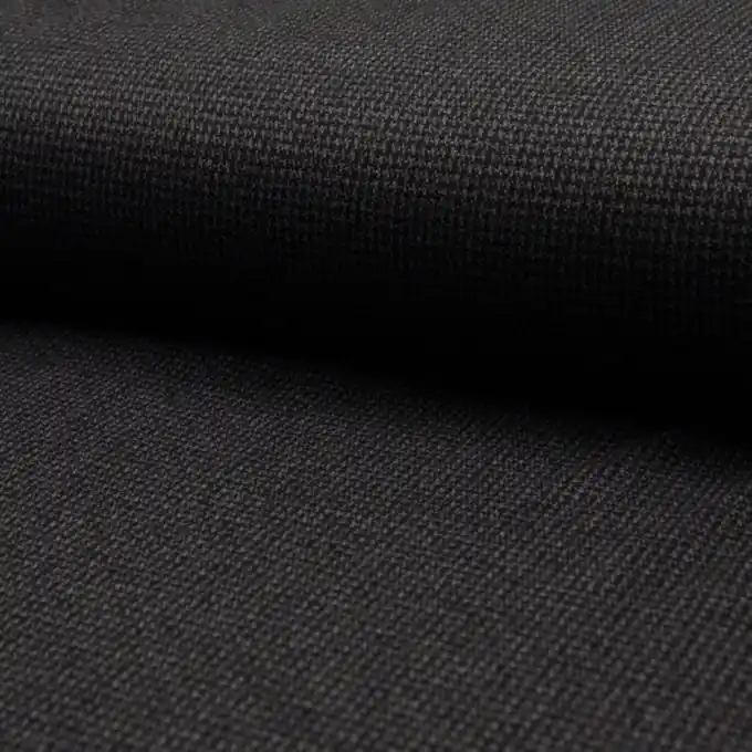 Dicke Leinwand mit glänzendem Hahnentrittmuster – Graue Deko Neu