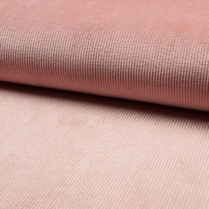 Cordstoff Washed Out altrosa Beliebt