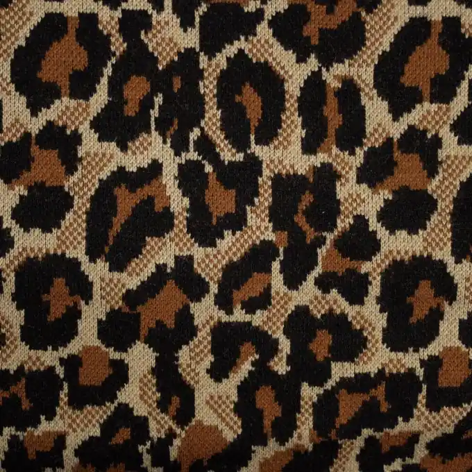 Jersey Leopard Kamel/Braun Weltweiter Versand