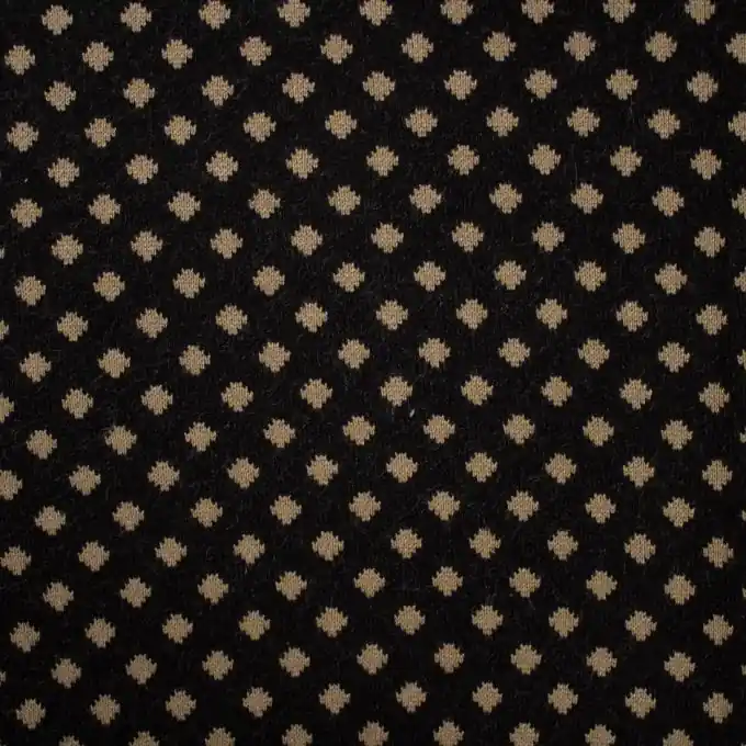 Markenware Jersey Diamant Taupe/Schwarz