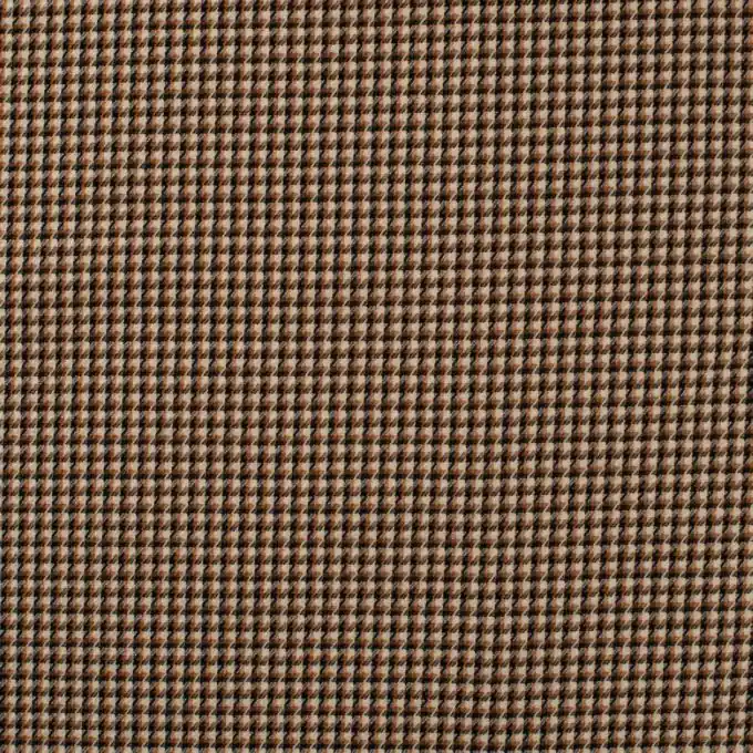 Gabardine Hahnentrittmuster braun schwarz Heißes Angebot