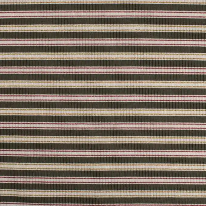 Beliebt Jersey Streifen Marineblau/Gold Lurex