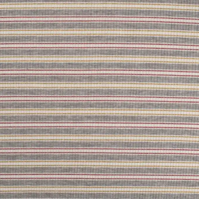 Jersey Streifen Grau/Gold Lurex Finale Aktion