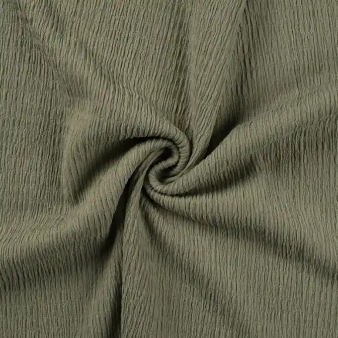 Neue Kollektion Jersey Smocks einfarbig Grau/grün