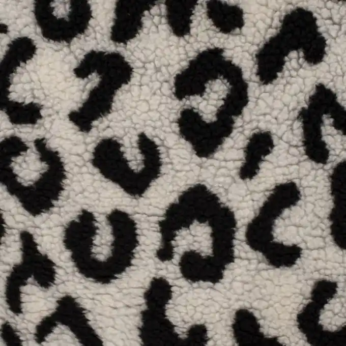 Markenware Bouclé-Stoff Panther Ecru