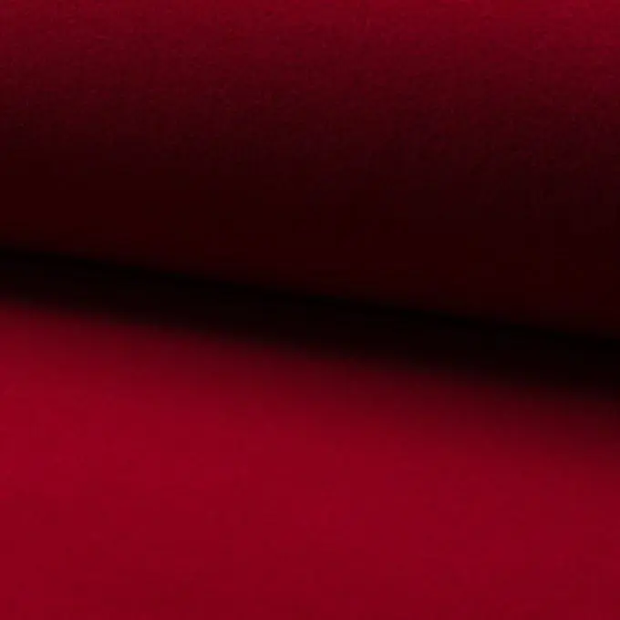 Abverkauf Roter Wollstoff Mantel 155cm Breite